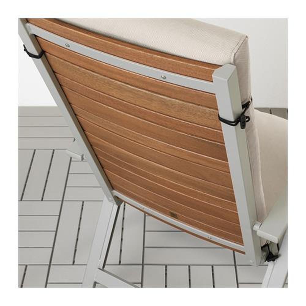 FRÖSÖN Housse pour coussin de chaise, beige, 44x44 cm - IKEA