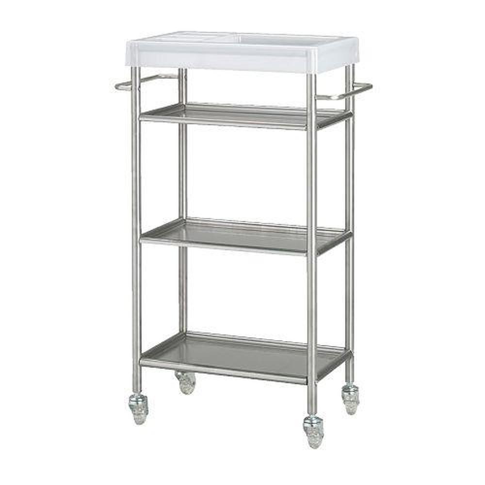 Taille dynamisch Identiteit GRUNDTAL stainless steel trolley (601.714.33) - reviews, price, where to buy