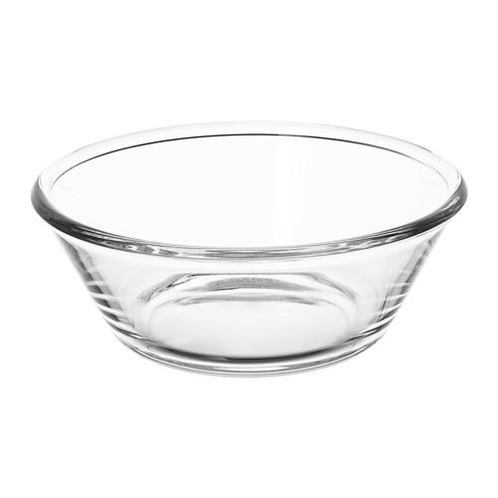 IKEA 201.324.53 Trygg Serving Bowl Clear Glass 