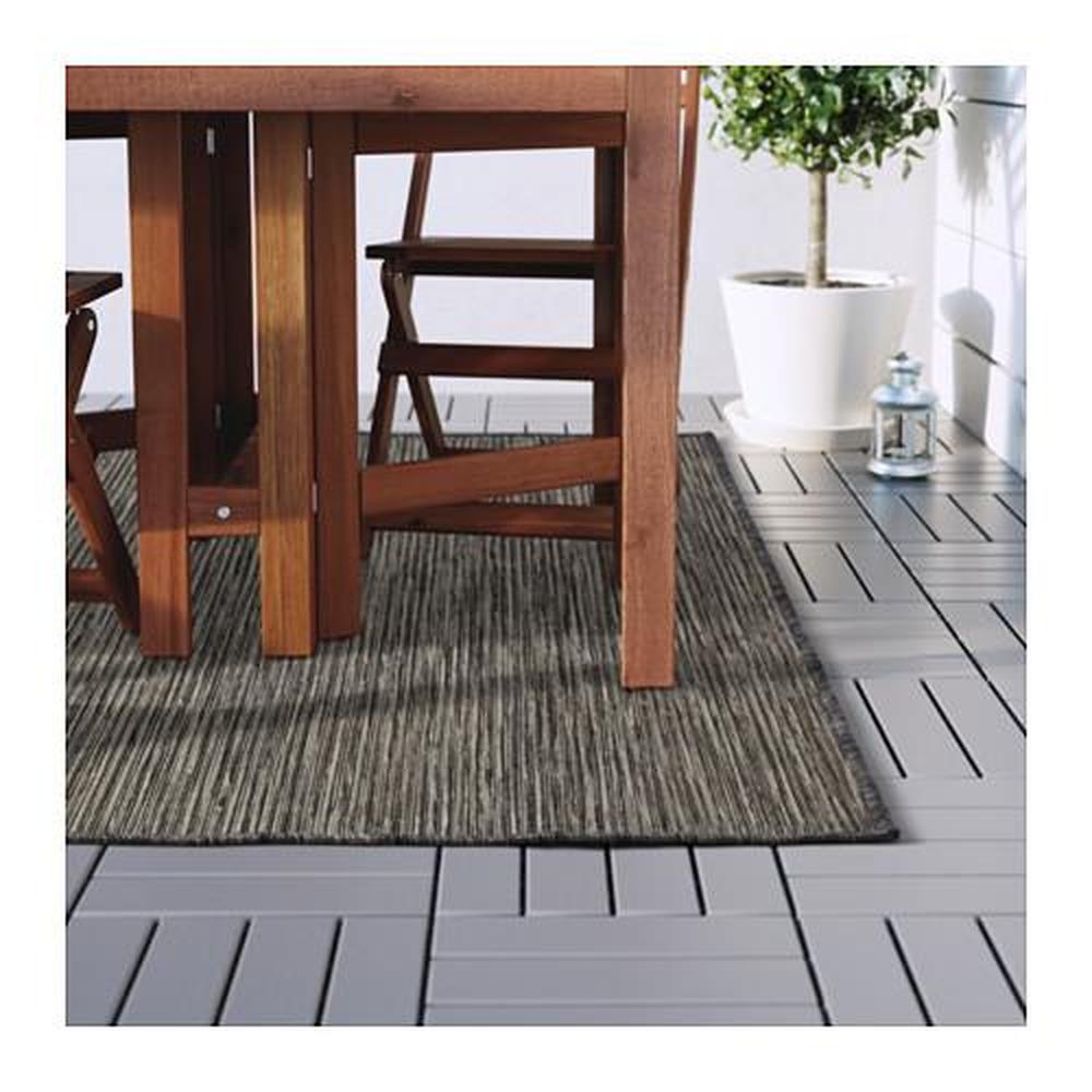 HODDE lint-free carpet, d / home / street gray / black