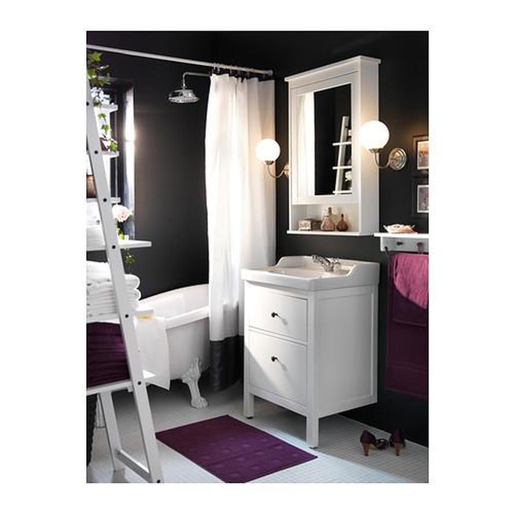 Hemnes Mirror Cabinet With 1 Door White, Bathroom Mirror Cabinet Ikea India