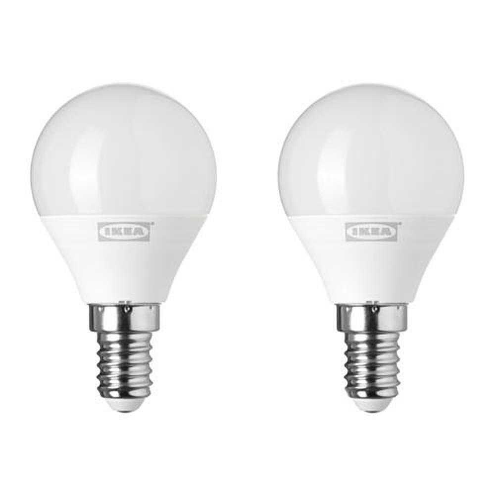 IKEA New  RYET LED bulb E14 200 lumen chandelier clear 904.164.53  PUP10 