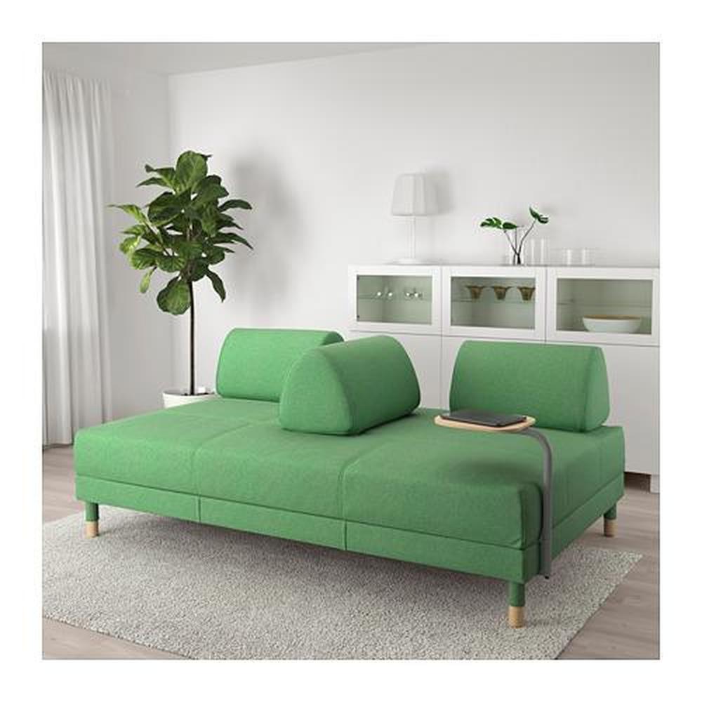 FLOTTEBO sofa bed with a table white (792.222.39) - reviews, price, where  to buy