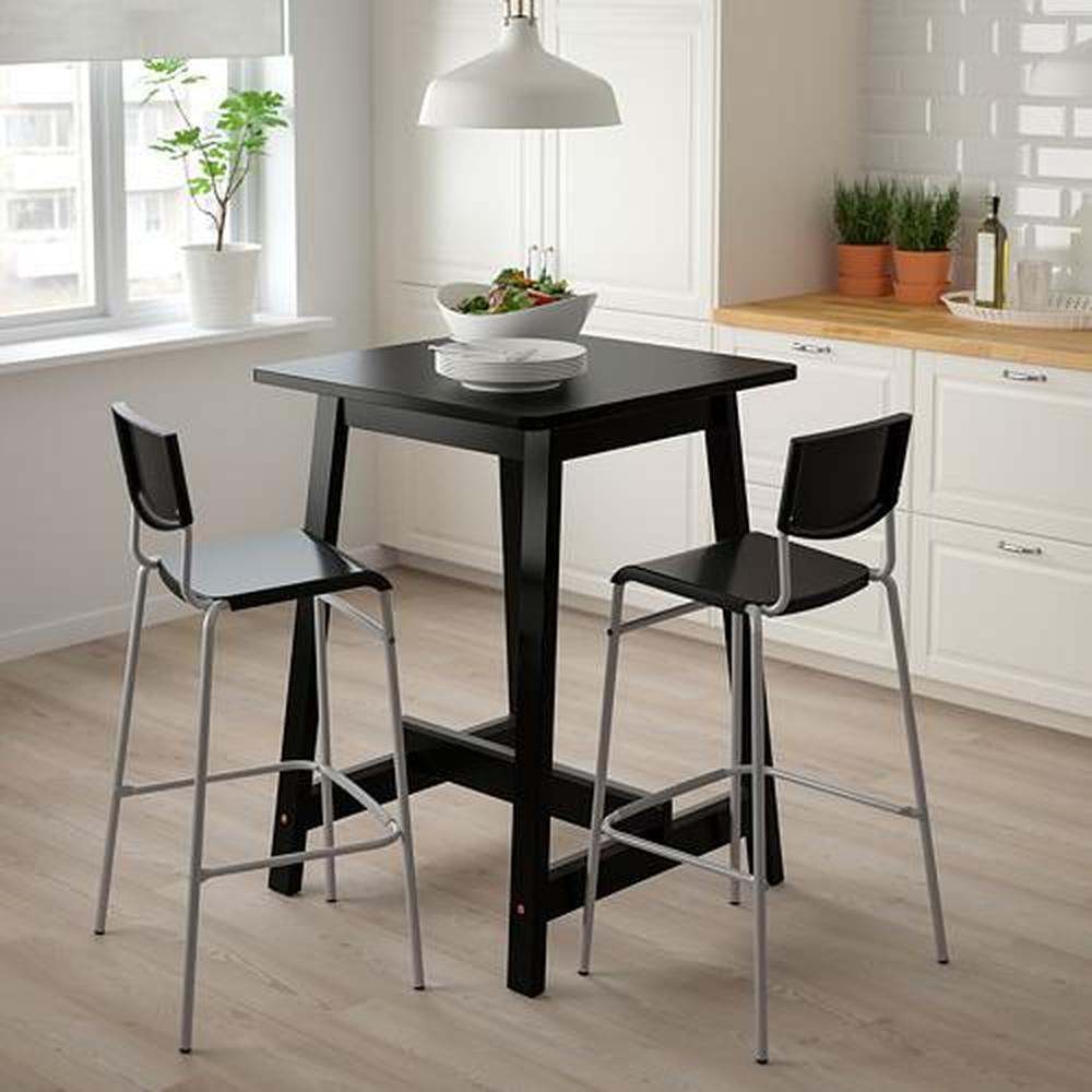 STIG bar stool black / 60x50x100 (801.552.05) - reviews, price, where to