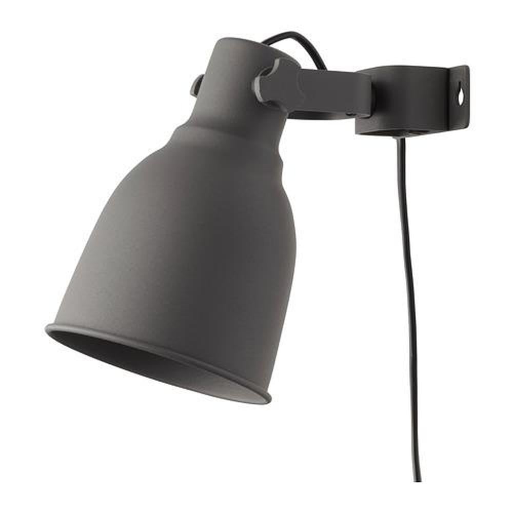 Erge, ernstige Lief mooi zo HEKTAR wall soffit / lamp with clip dark gray (802.153.08) - reviews,  price, where to buy