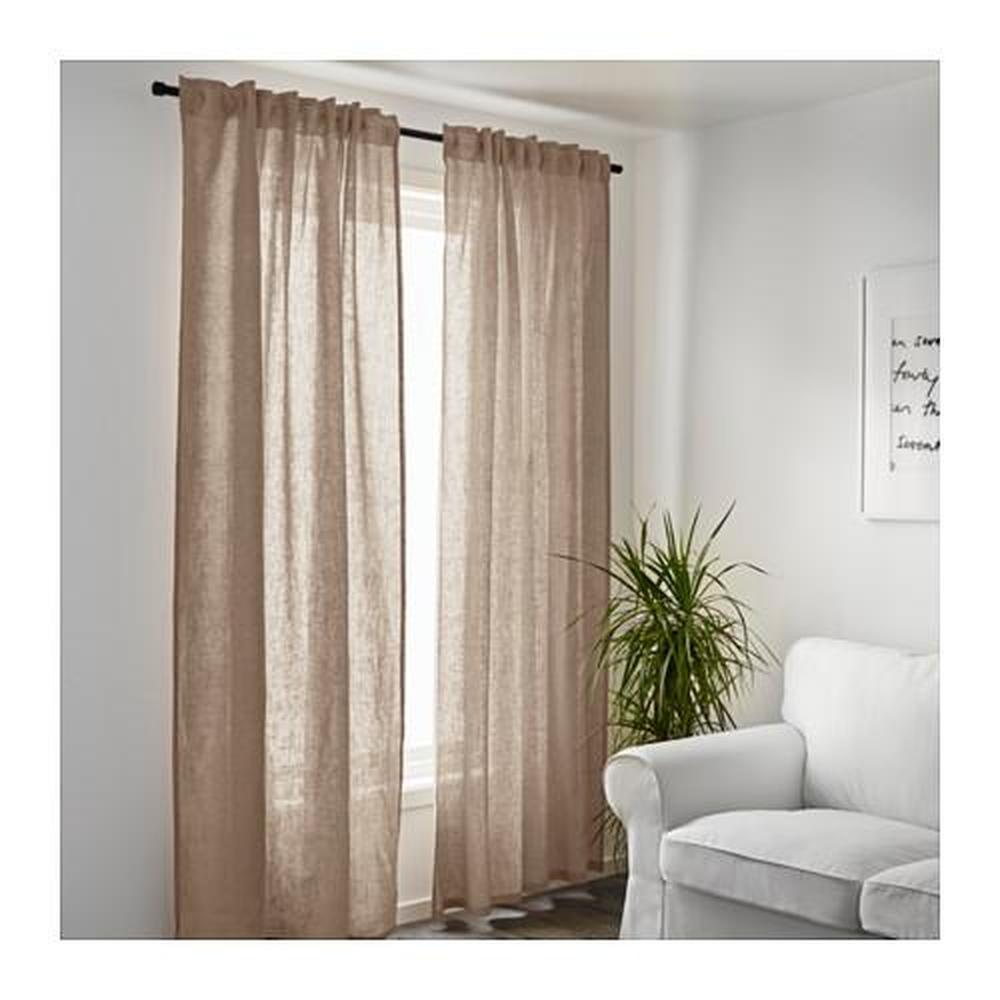 AINA curtains, 1 pair beige (802.841.94) - reviews, price, where buy