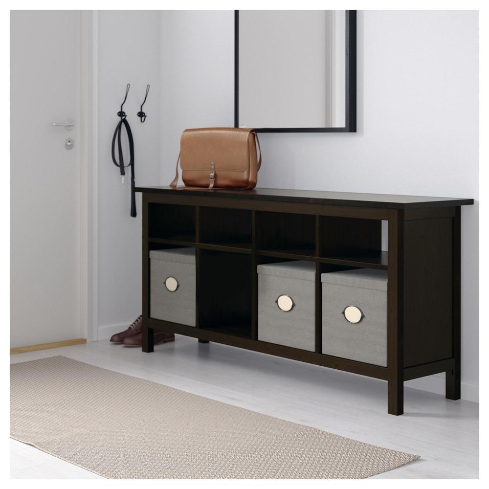 LACK console table, black-brown, 551/8x153/8 - IKEA