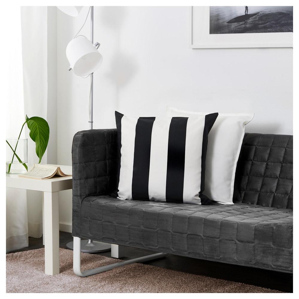 IKEA KNOPPARP 2er-Sofa in hellgrau Couch Wohnzimmersofa 