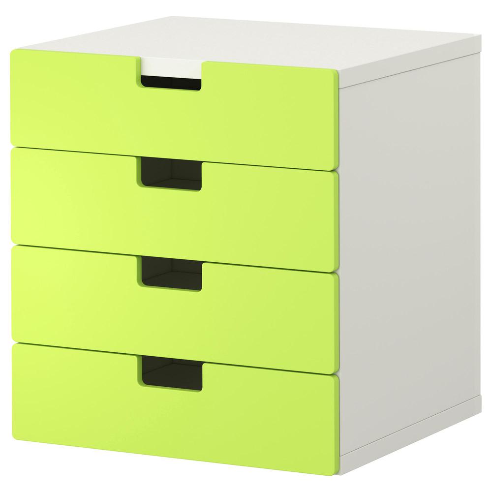 IKEA　STUVA STUVA / FRITIDS Wardrobe and bench with drawer - white