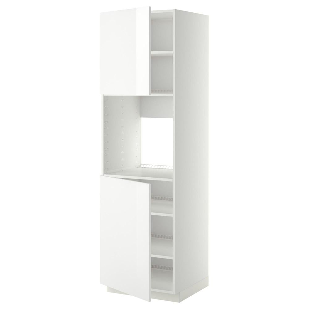METODO Alta armadio per porte / scaffali 2 - bianco, bianco lucido  ringultato, 60x60x200 cm (090.276.94) - recensioni, prezzi, acquisti