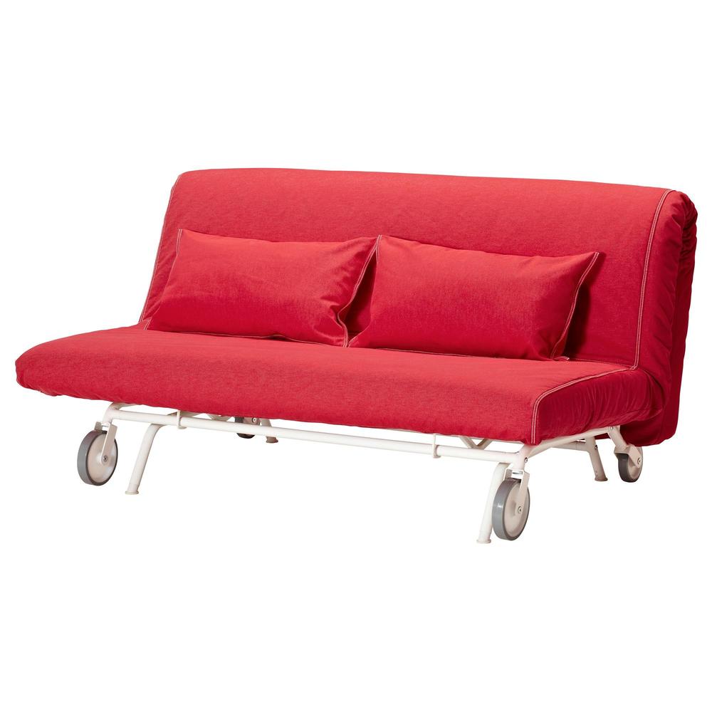 Benadrukken Begroeten ruimte IKEA / PS LEVOS 2-seat sofa-bed - Vansta red (092.825.14) - reviews, price,  where to buy
