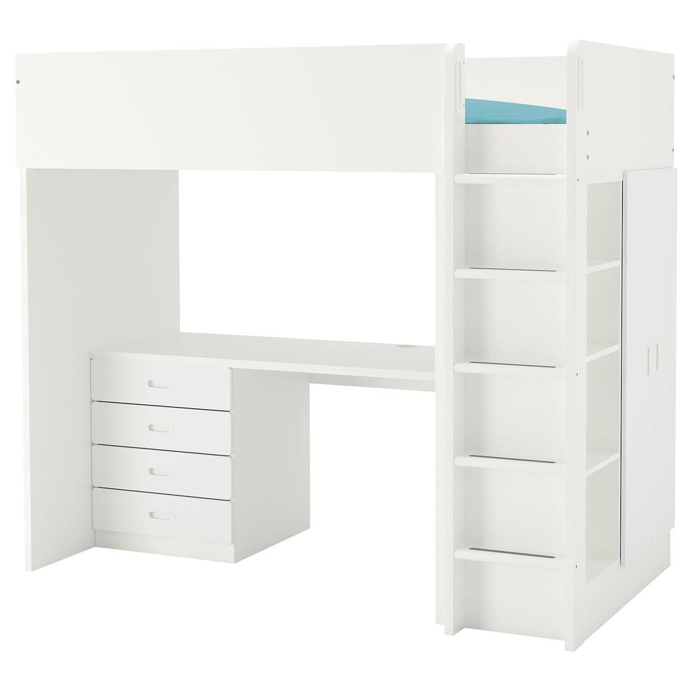 Stoutmoedig Tonen pond STUVA / FRITIDS Loft bed / 4 drawer / 2 doors - white / white (592.621.65)  - reviews, price, where to buy