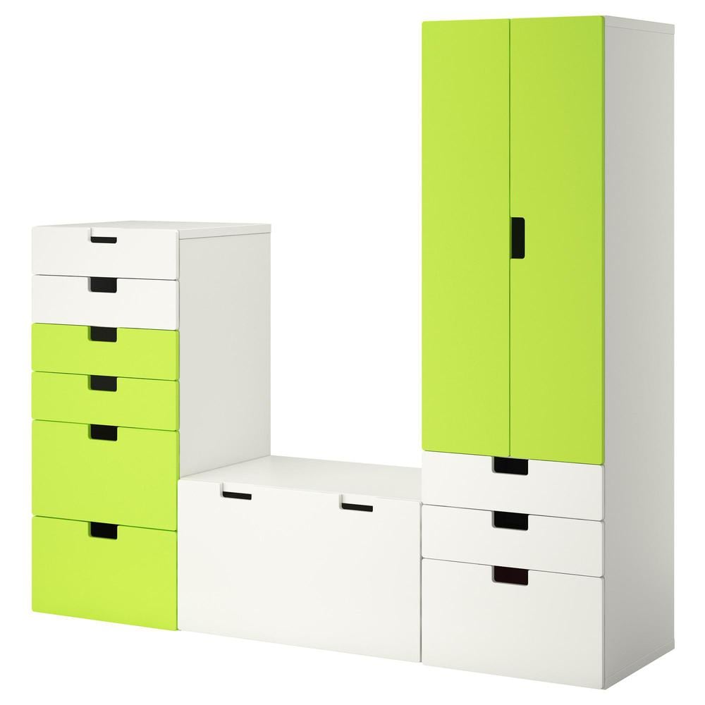 wekelijks Thespian roddel STUVA Combination d / storage - white / green (690.176.25) - reviews,  price, where to buy