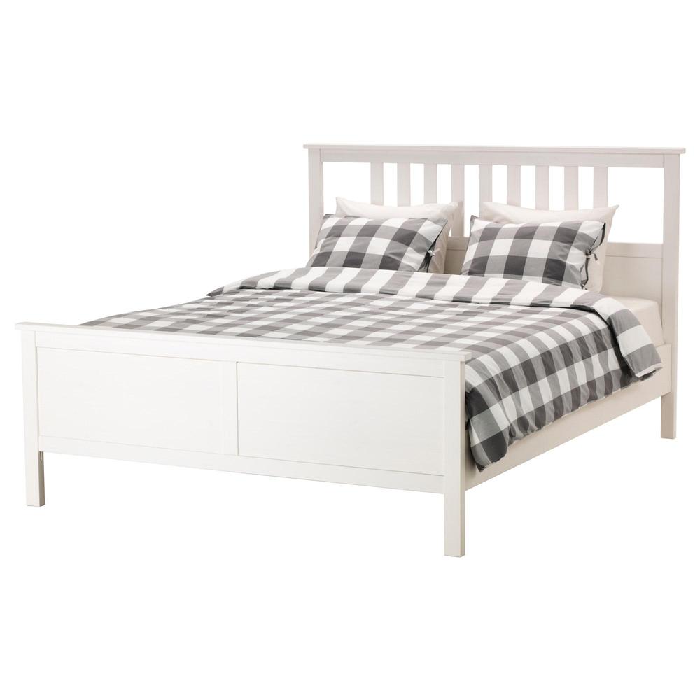 Hemnes Bed Frame 160x200 Cm Leirsund White Stain 692 108 16 Reviews Price Where To Buy