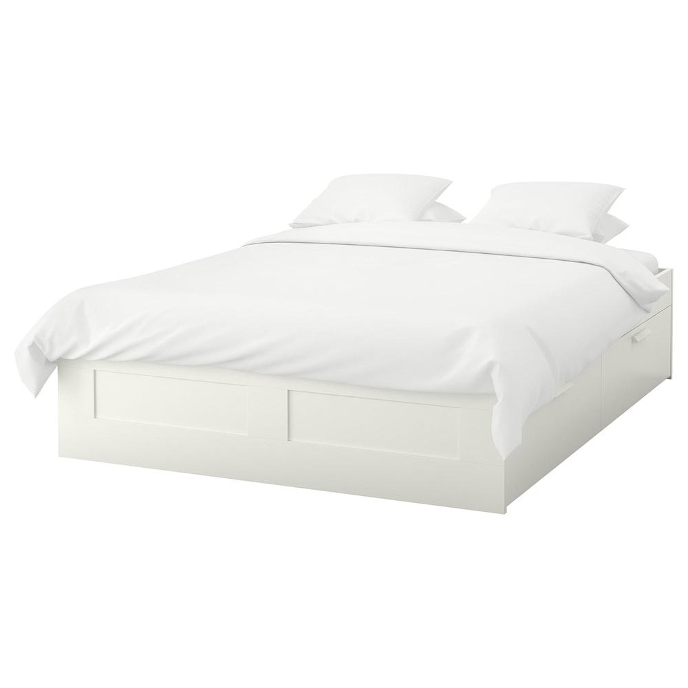 Ampère het kan Denk vooruit BRIMNES Carcass beds with drawers - 140x200 cm, - (792.107.26) - reviews,  price, where to buy
