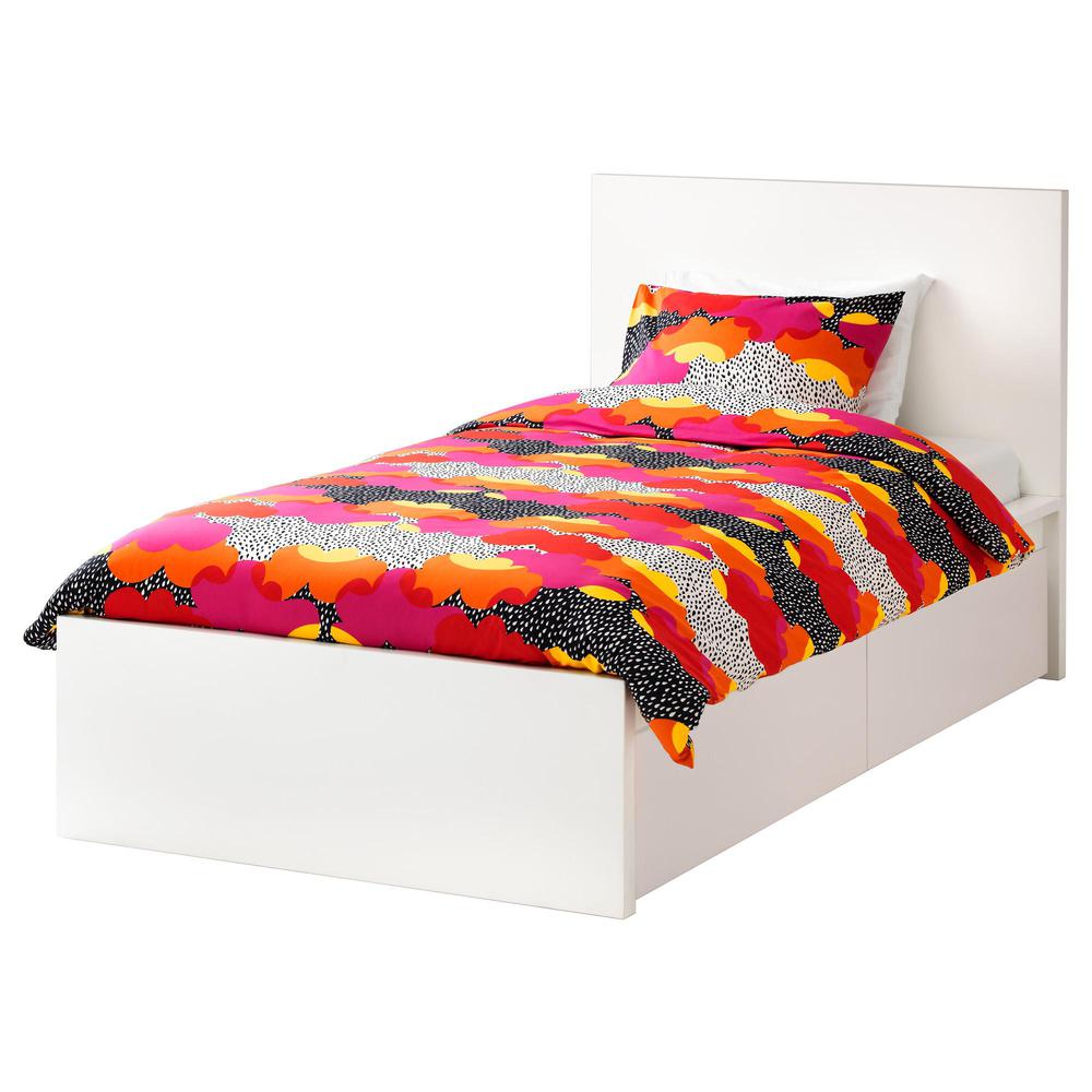 vertegenwoordiger plak krom MALM Bed frame + 2 bed drawer - 120x200 cm, Lonset (792.279.01) - reviews,  price, where to buy