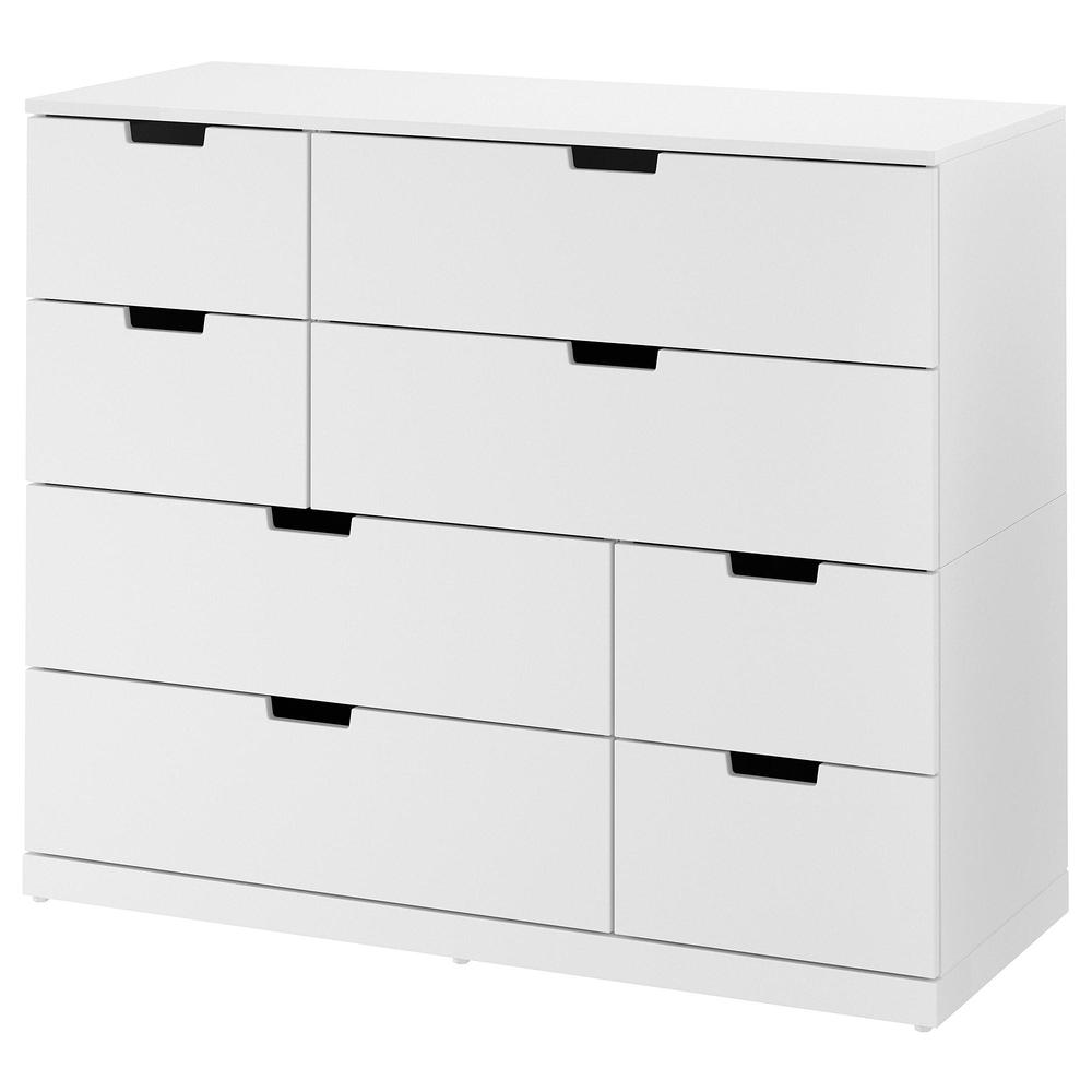 NORDLI Chest of drawers with 8 drawers white (992.029.66) reviews, price, where to buy