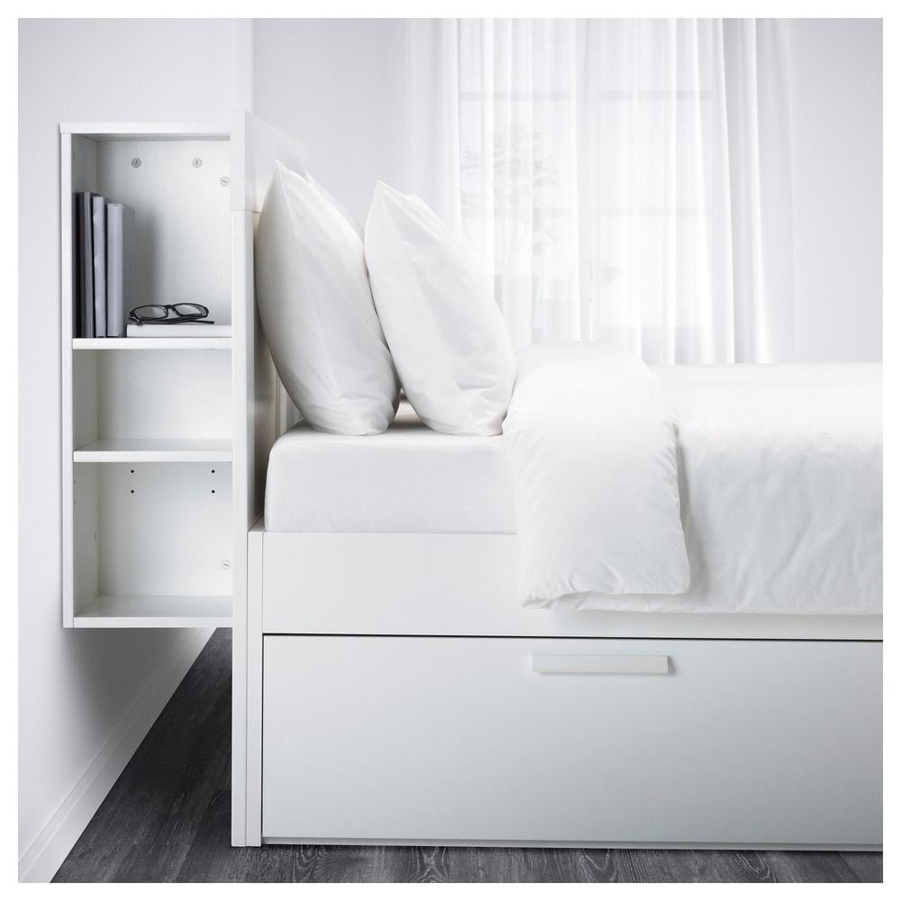 Nederigheid Melancholie vergeven BRIMNES Bed frame with a headboard - 140x200 cm, Lonset (992.107.25) -  reviews, consumer price,