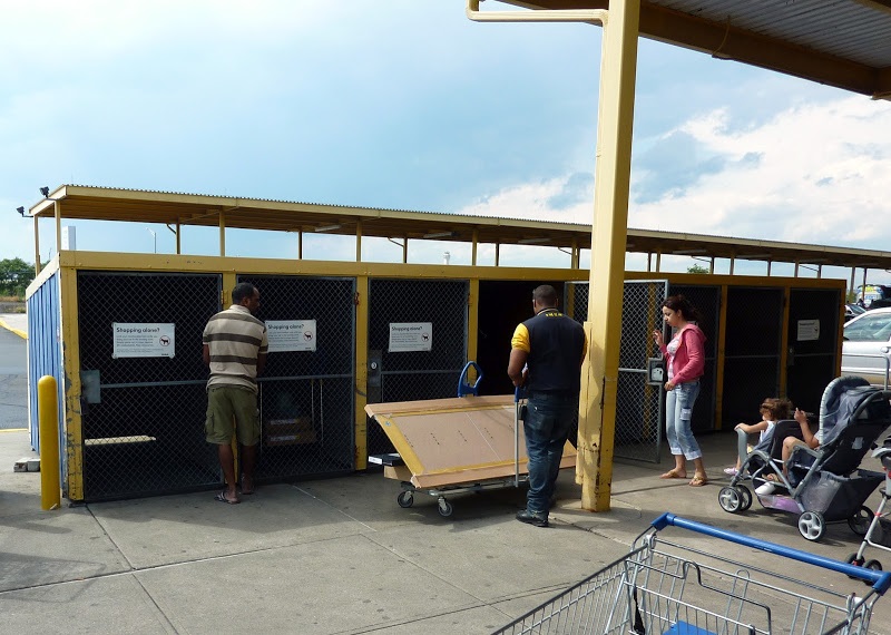 Парковка для тележек ИКЕА