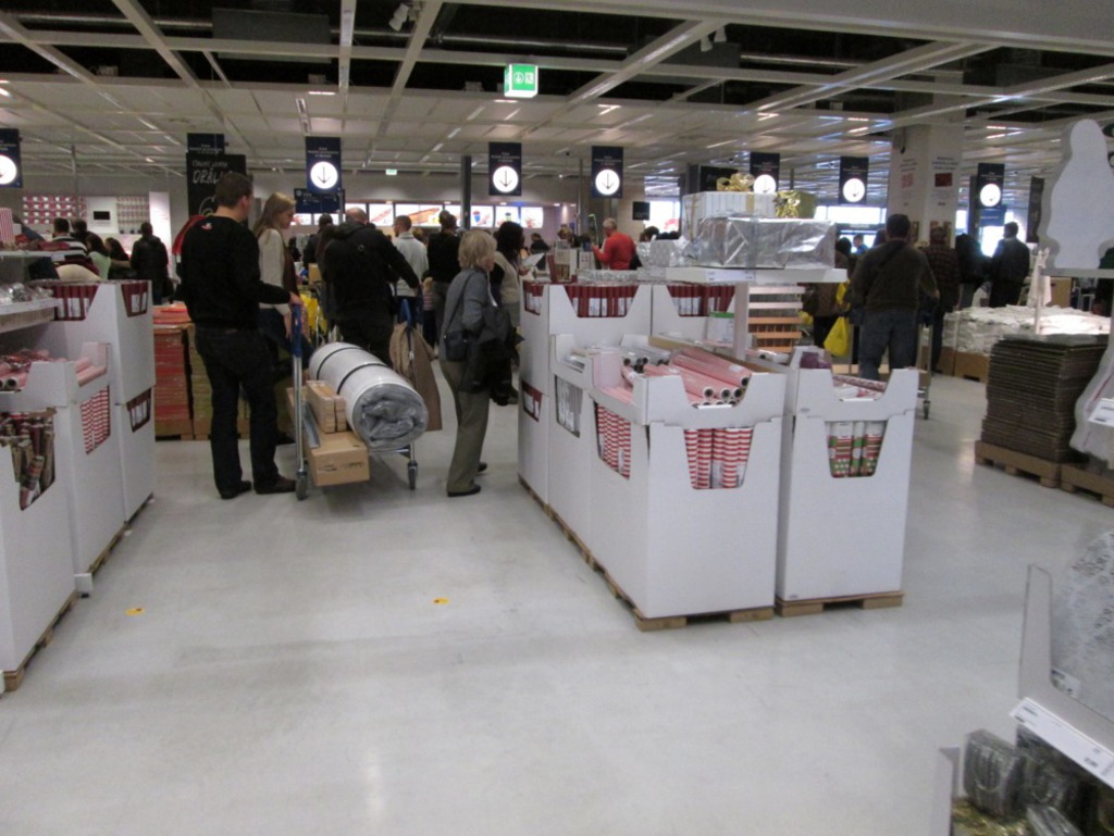 Оплата за покупки ИКЕА в Вильнюсе