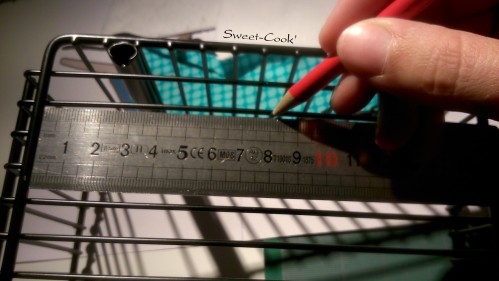 Отмеряем длину прутьев