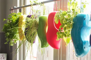 Башмачки с зеленью