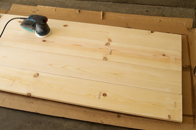 Шлифуем будущую столешницу