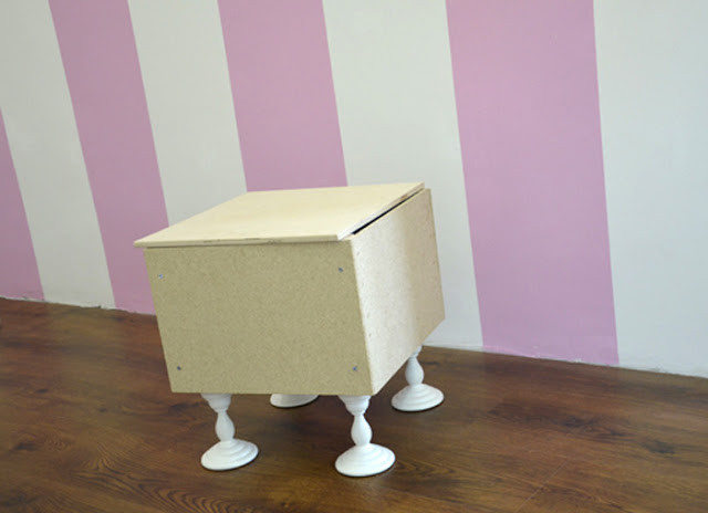 Переделка пуфика