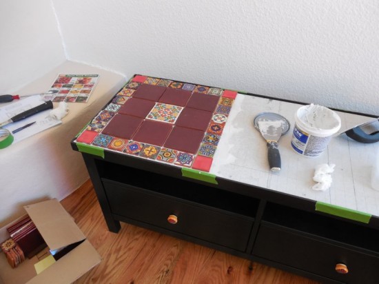 Работа с плиткой