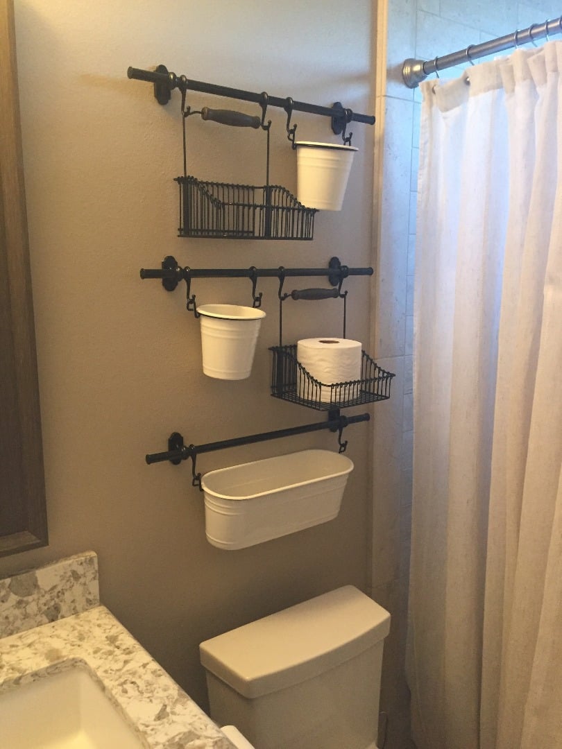 Еще одна идея использования серии ФИНТОРП для организации хранения в ванной комнате